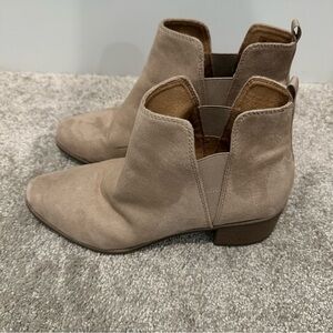 Dr. Scholl's Taupe Ankle Booties